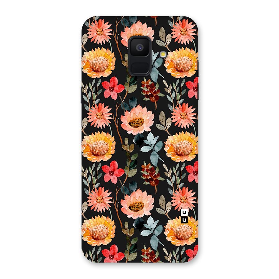 Florals Wonderful Pattern Back Case for Galaxy A6 (2018)