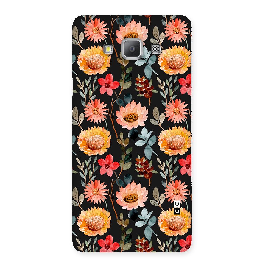 Florals Wonderful Pattern Back Case for Galaxy A7