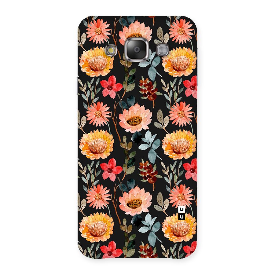 Florals Wonderful Pattern Back Case for Galaxy E7