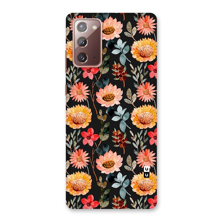 Florals Wonderful Pattern Back Case for Galaxy Note 20