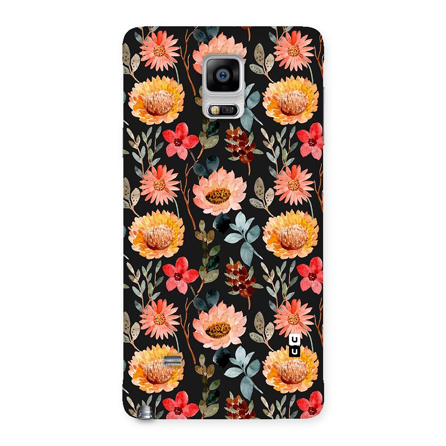 Florals Wonderful Pattern Back Case for Galaxy Note 4