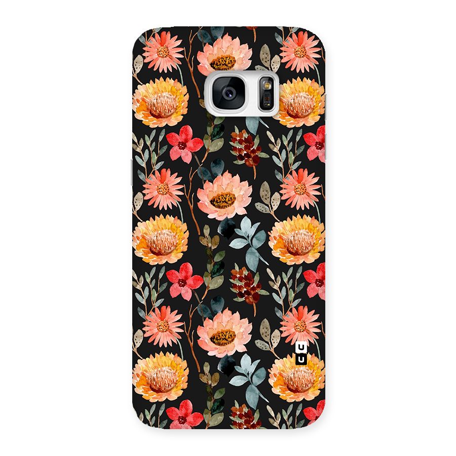 Florals Wonderful Pattern Back Case for Galaxy S7 Edge