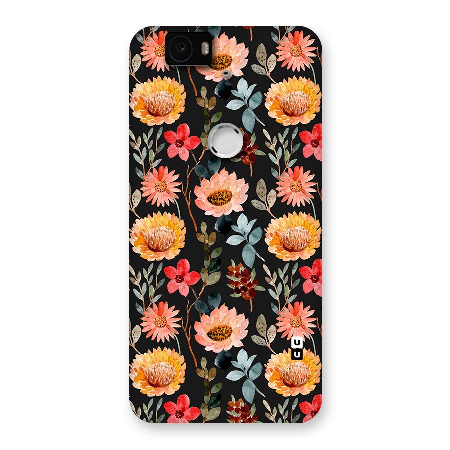 Florals Wonderful Pattern Back Case for Google Nexus-6P