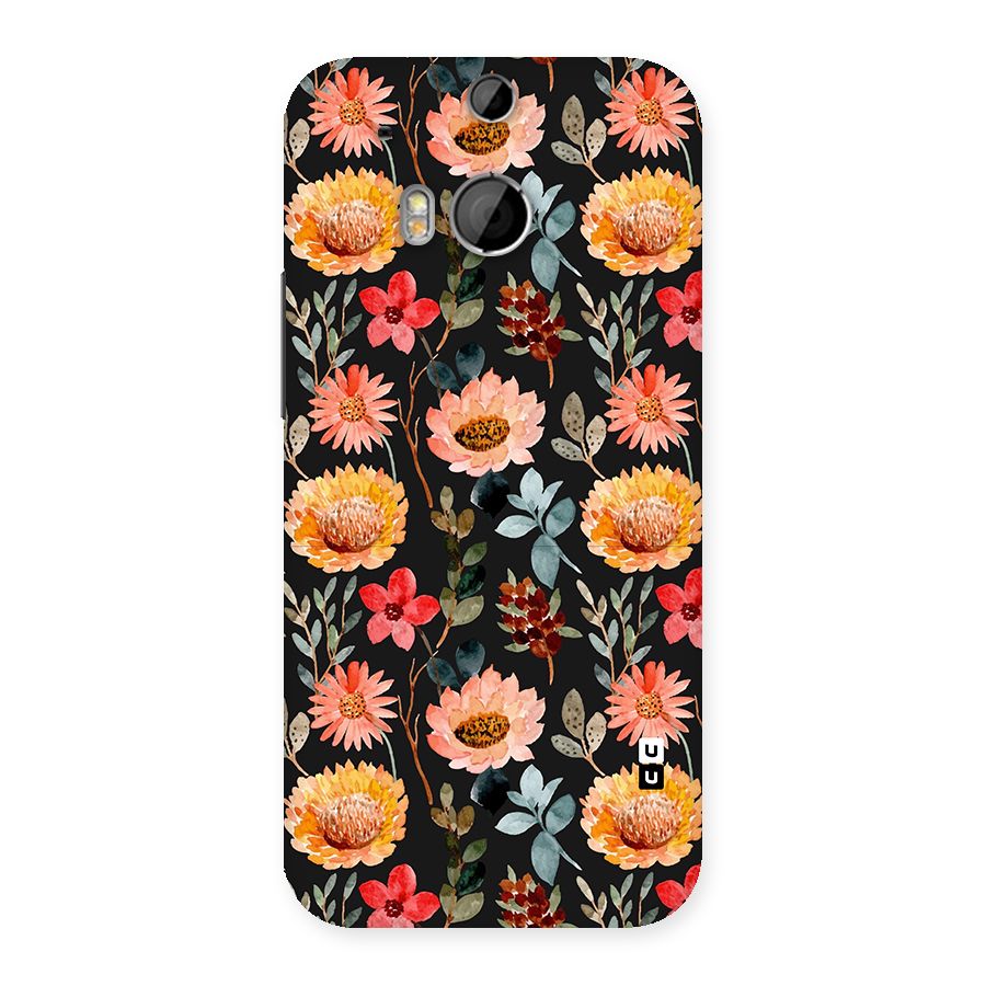 Florals Wonderful Pattern Back Case for HTC One M8