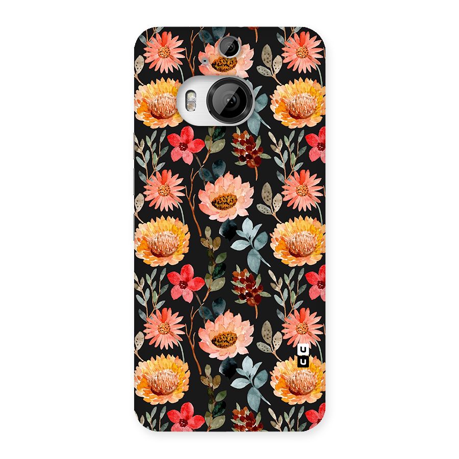 Florals Wonderful Pattern Back Case for HTC One M9 Plus