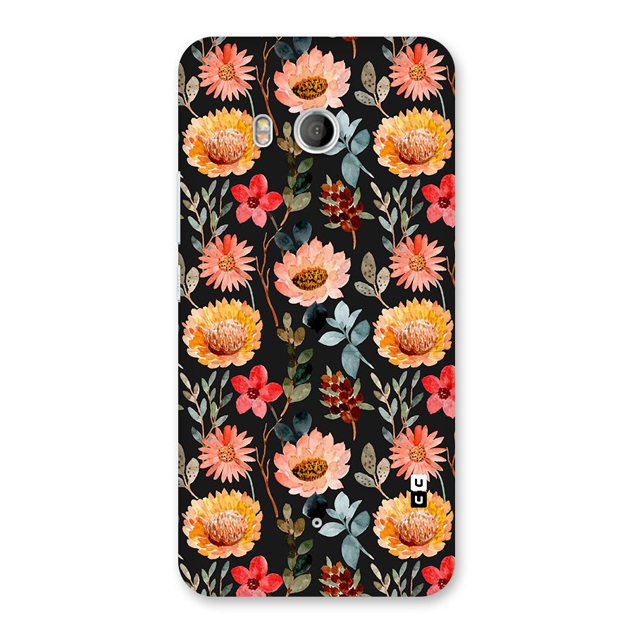 Florals Wonderful Pattern Back Case for HTC U11