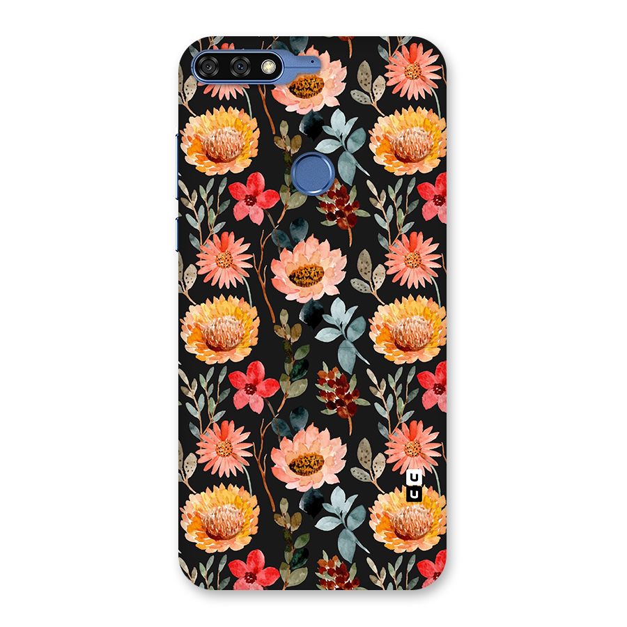 Florals Wonderful Pattern Back Case for Honor 7C