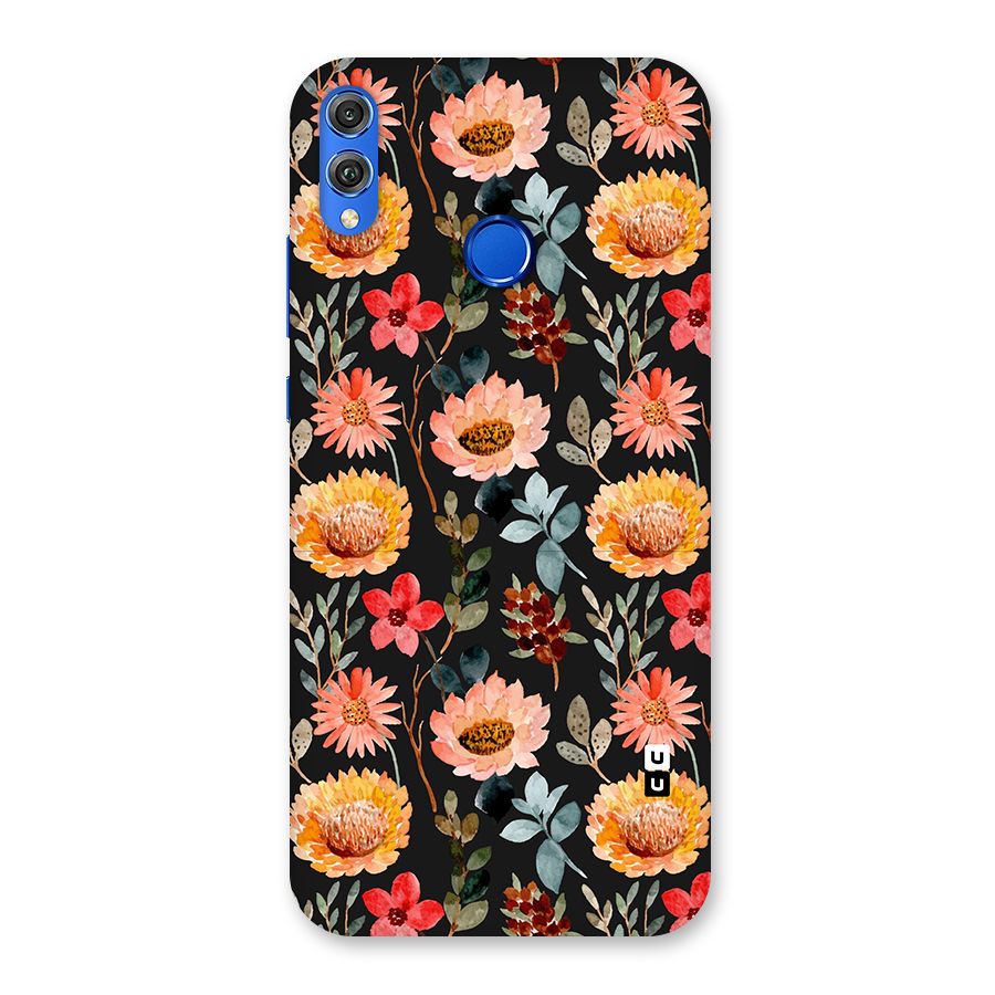 Florals Wonderful Pattern Back Case for Honor 8X