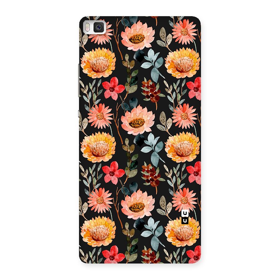 Florals Wonderful Pattern Back Case for Huawei P8