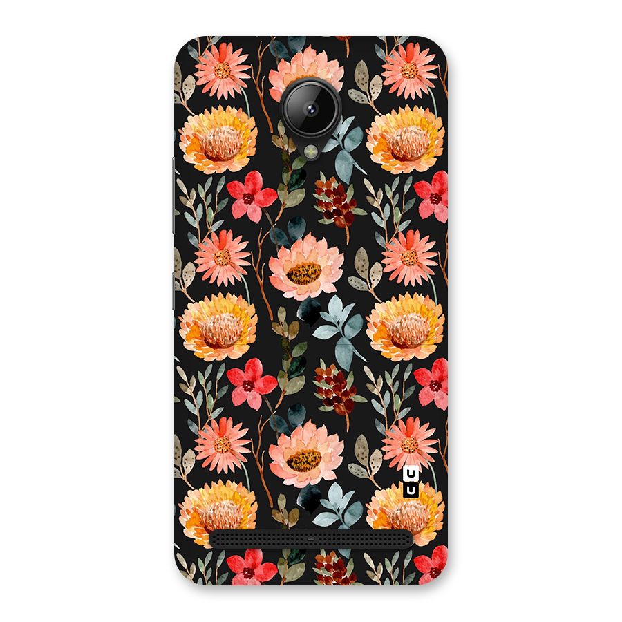 Florals Wonderful Pattern Back Case for Lenovo C2