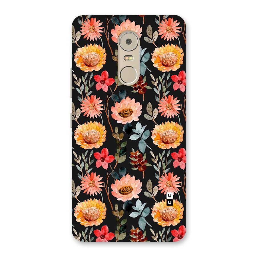 Florals Wonderful Pattern Back Case for Lenovo K6 Note