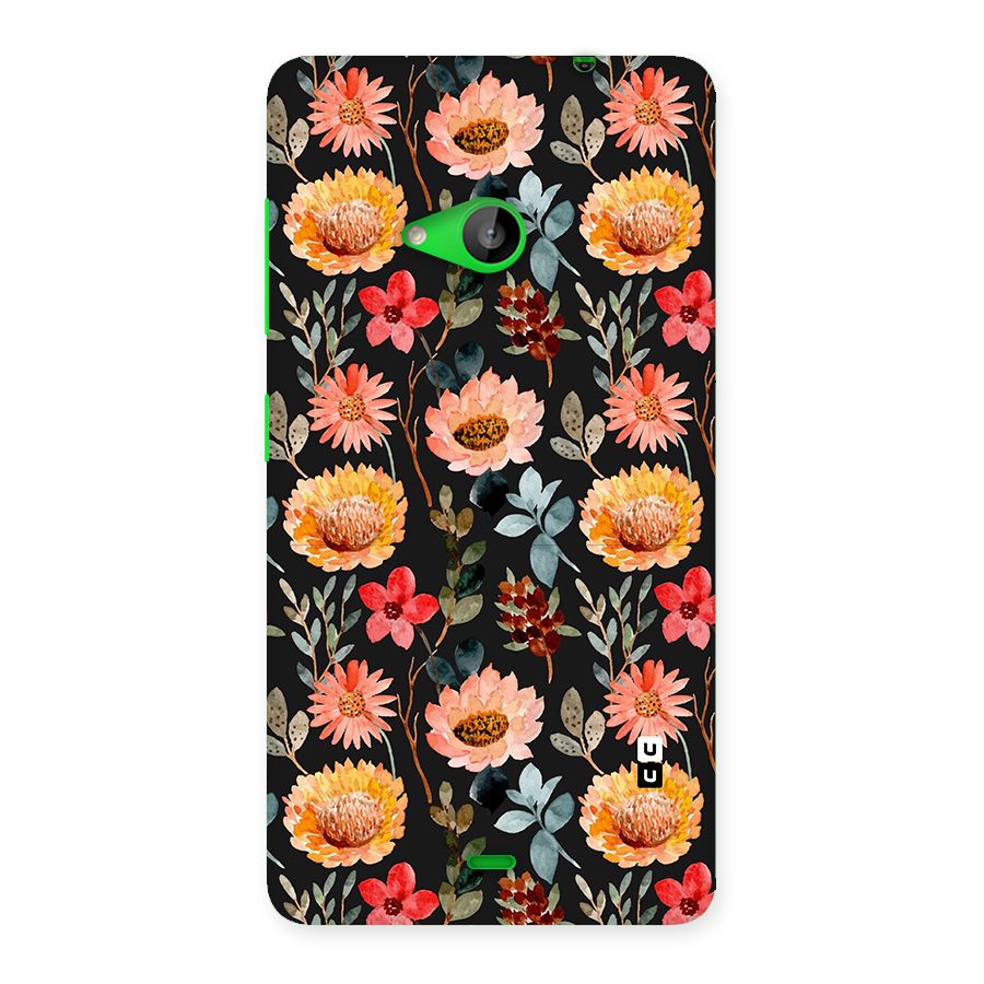 Florals Wonderful Pattern Back Case for Lumia 535