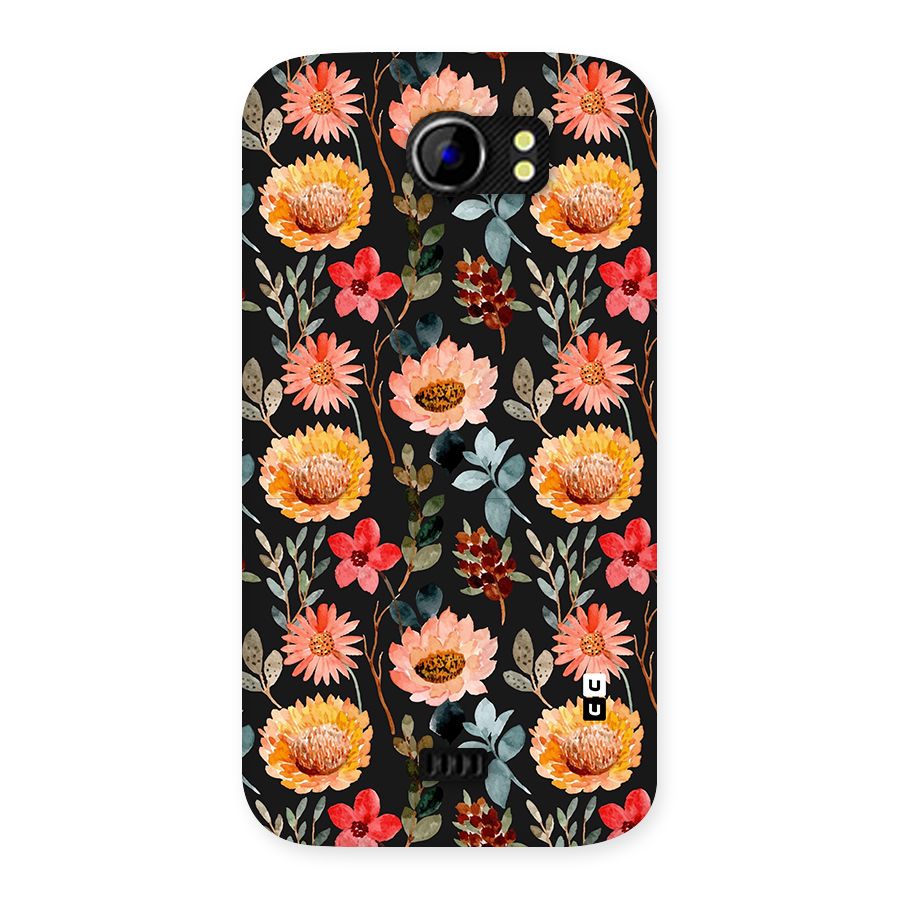 Florals Wonderful Pattern Back Case for Micromax Canvas 2 A110