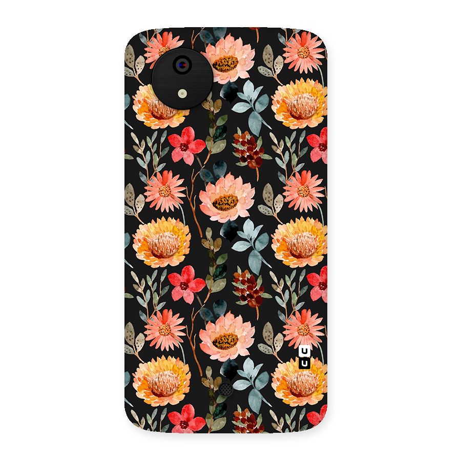 Florals Wonderful Pattern Back Case for Micromax Canvas A1