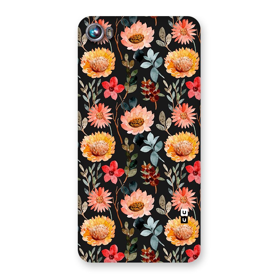 Florals Wonderful Pattern Back Case for Micromax Canvas Fire 4 A107