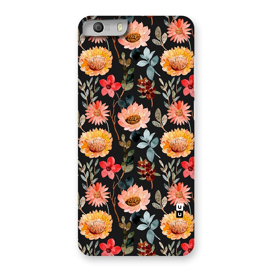 Florals Wonderful Pattern Back Case for Micromax Canvas Knight 2