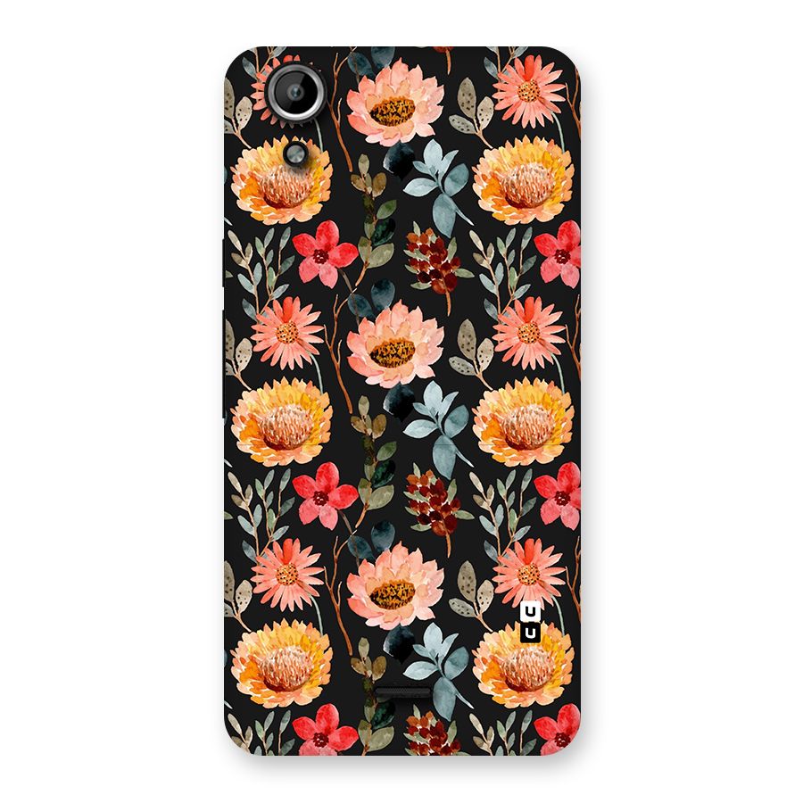 Florals Wonderful Pattern Back Case for Micromax Canvas Selfie Lens Q345