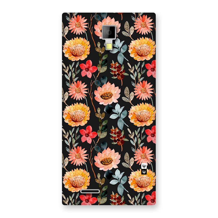 Florals Wonderful Pattern Back Case for Micromax Canvas Xpress A99