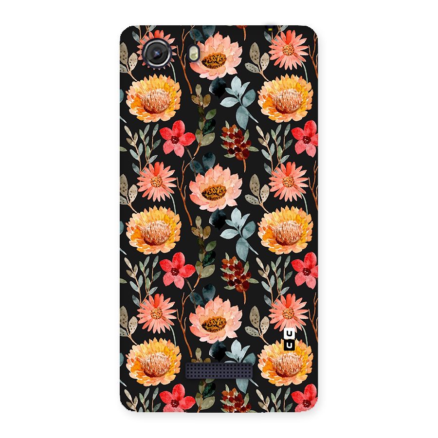 Florals Wonderful Pattern Back Case for Micromax Unite 3