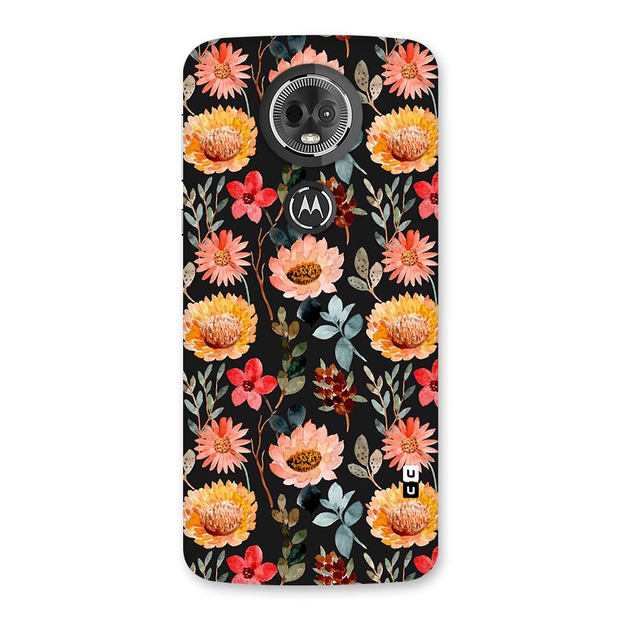 Florals Wonderful Pattern Back Case for Moto E5 Plus
