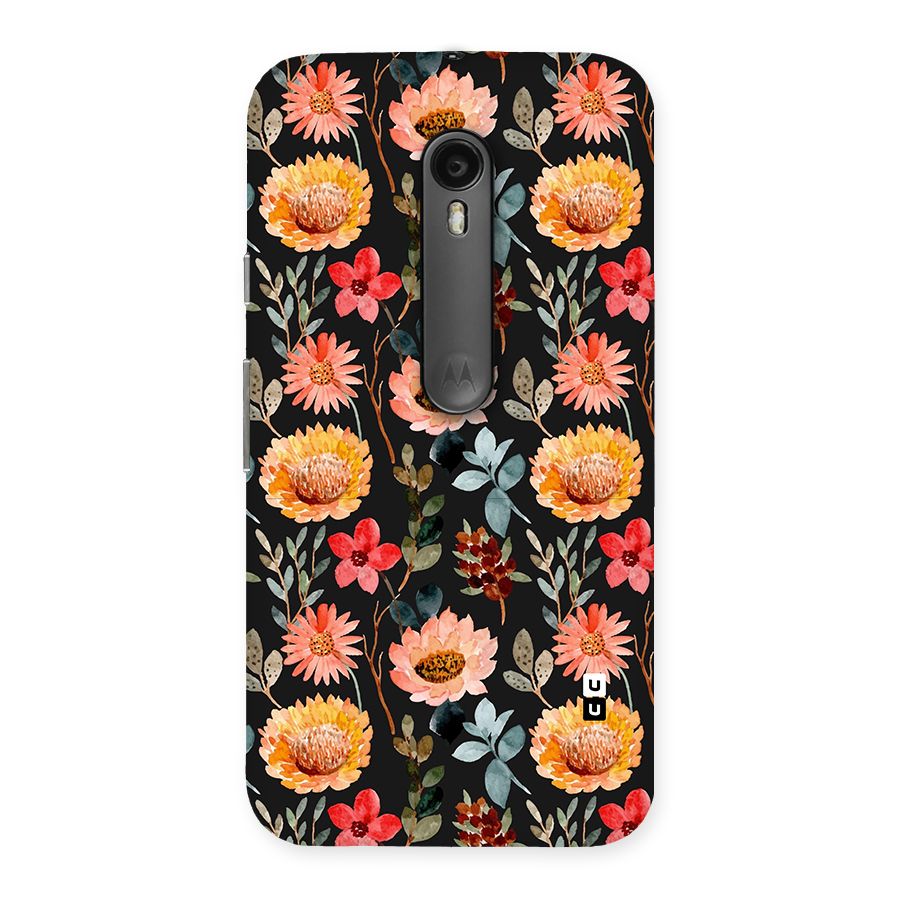 Florals Wonderful Pattern Back Case for Moto G3