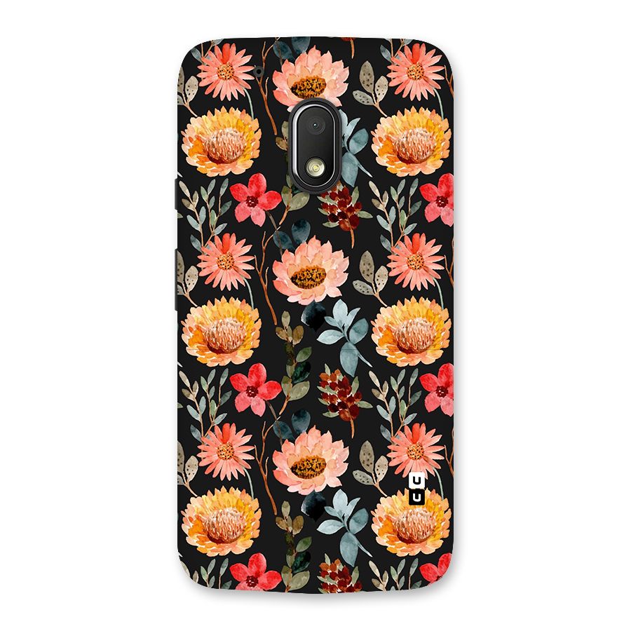 Florals Wonderful Pattern Back Case for Moto G4 Play