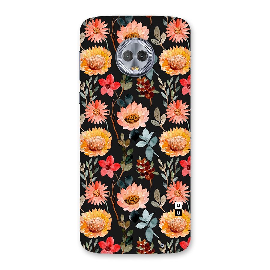 Florals Wonderful Pattern Back Case for Moto G6 Plus