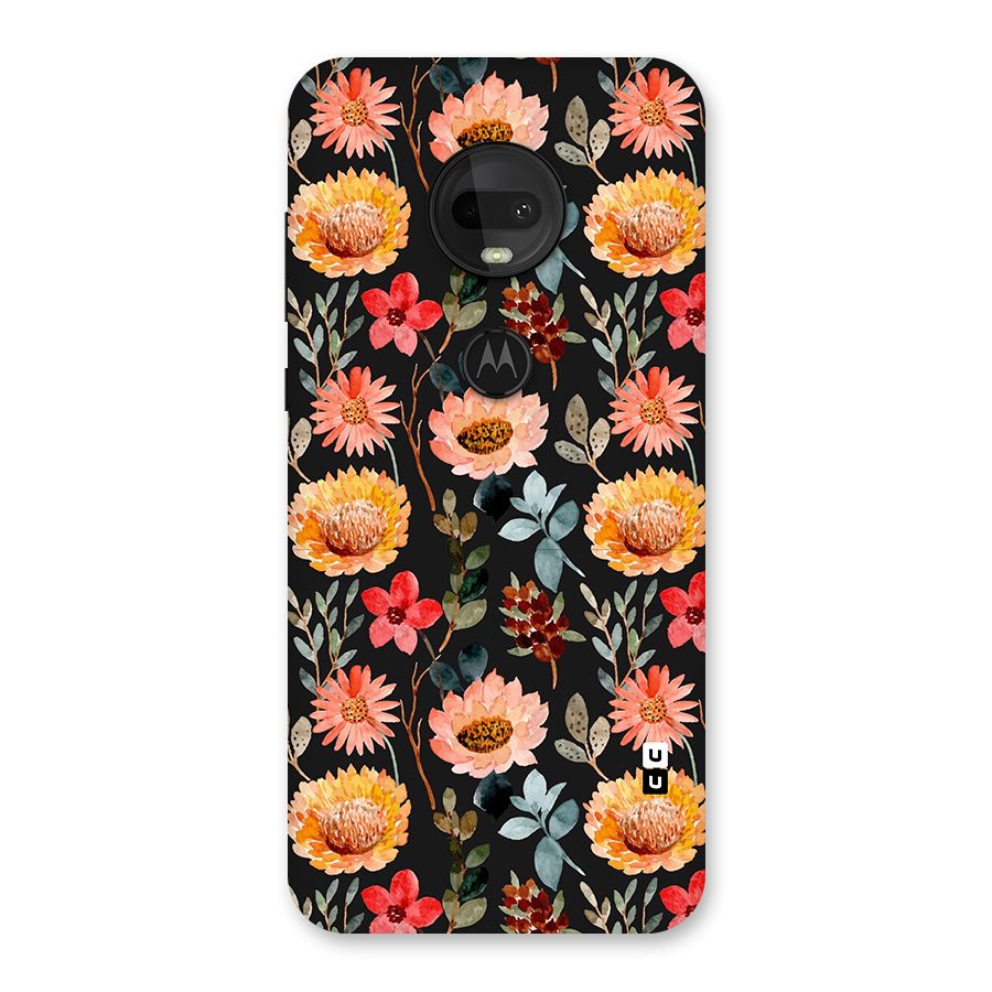 Florals Wonderful Pattern Back Case for Moto G7
