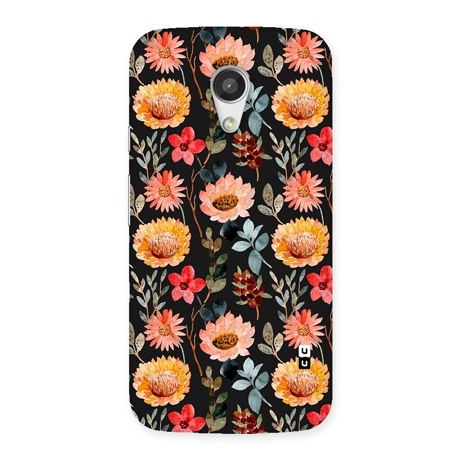 Florals Wonderful Pattern Back Case for Moto G 2nd Gen