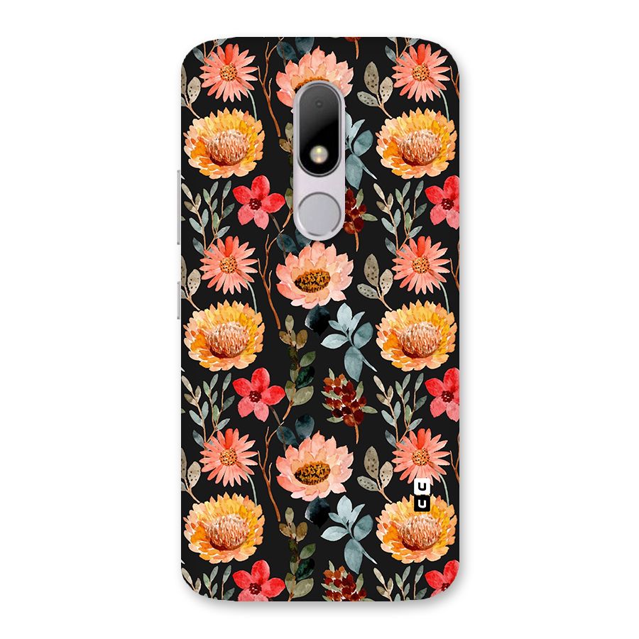 Florals Wonderful Pattern Back Case for Moto M