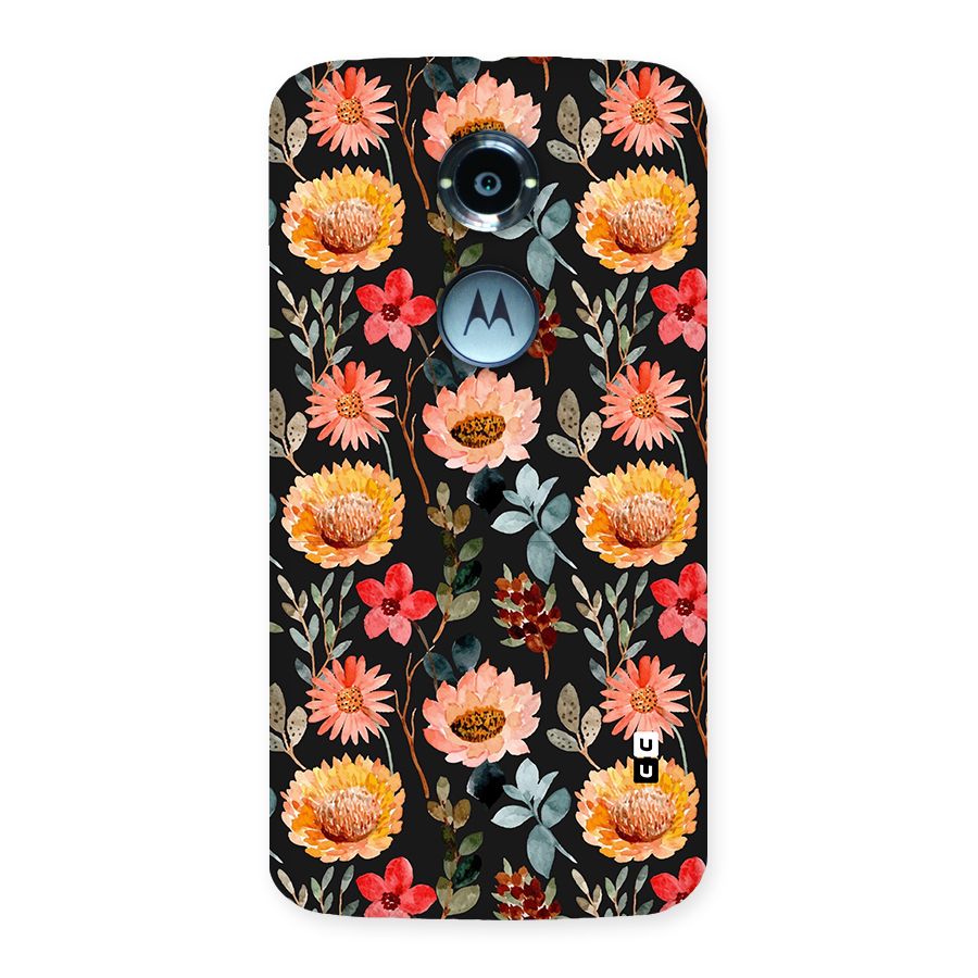 Florals Wonderful Pattern Back Case for Moto X 2nd Gen