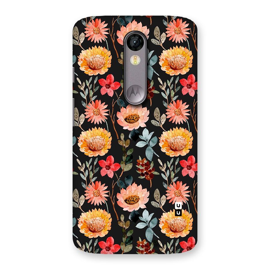 Florals Wonderful Pattern Back Case for Moto X Force