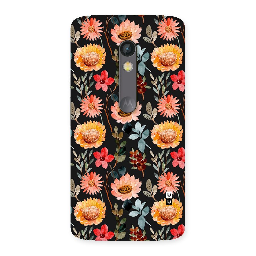Florals Wonderful Pattern Back Case for Moto X Play