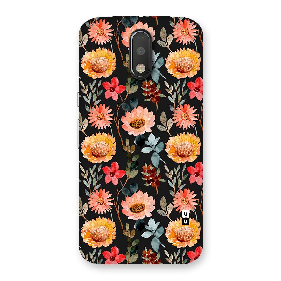 Florals Wonderful Pattern Back Case for Motorola Moto G4