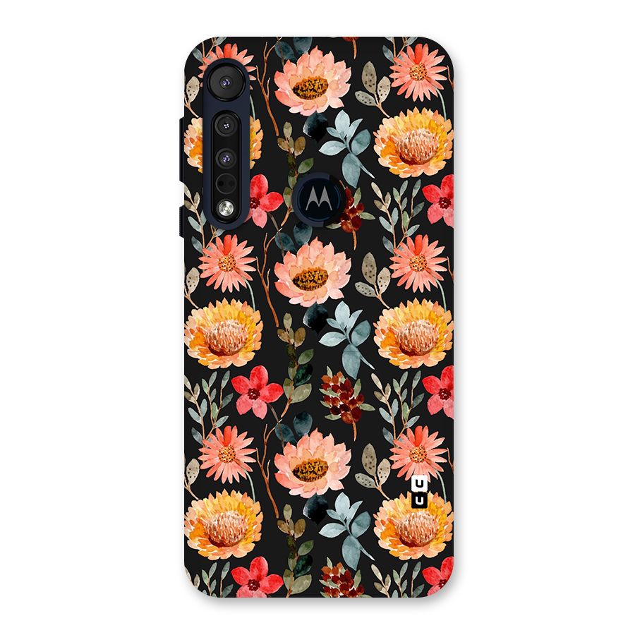 Florals Wonderful Pattern Back Case for Motorola One Macro