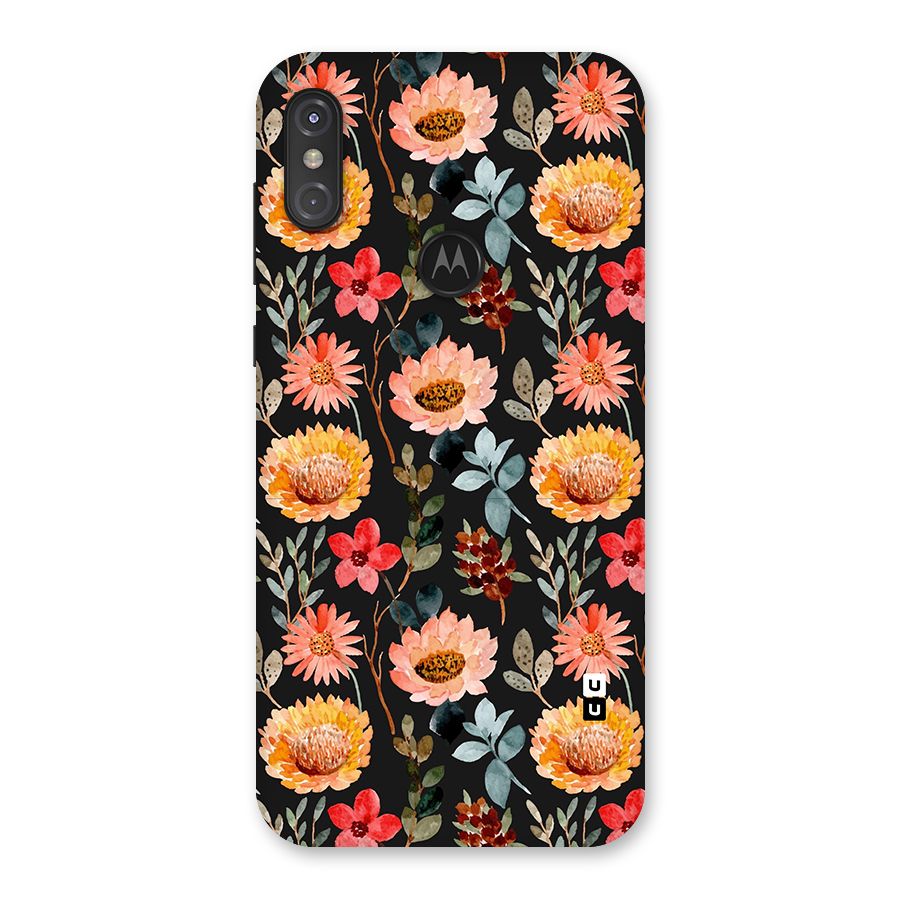 Florals Wonderful Pattern Back Case for Motorola One Power