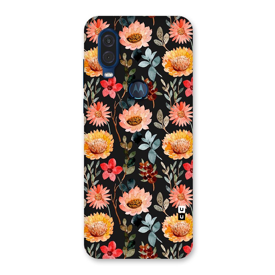 Florals Wonderful Pattern Back Case for Motorola One Vision