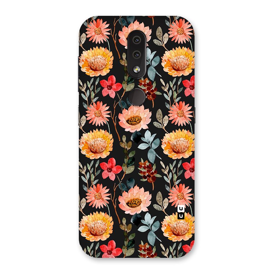 Florals Wonderful Pattern Back Case for Nokia 4.2