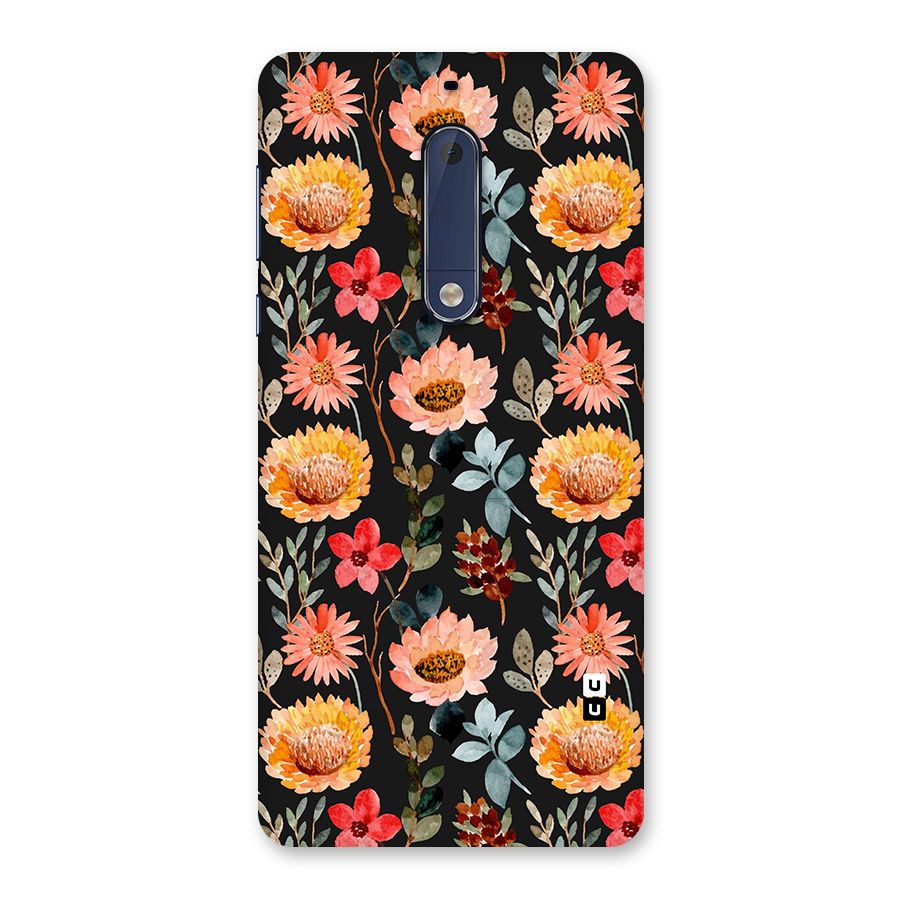 Florals Wonderful Pattern Back Case for Nokia 5