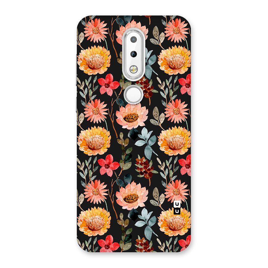 Florals Wonderful Pattern Back Case for Nokia 6.1 Plus
