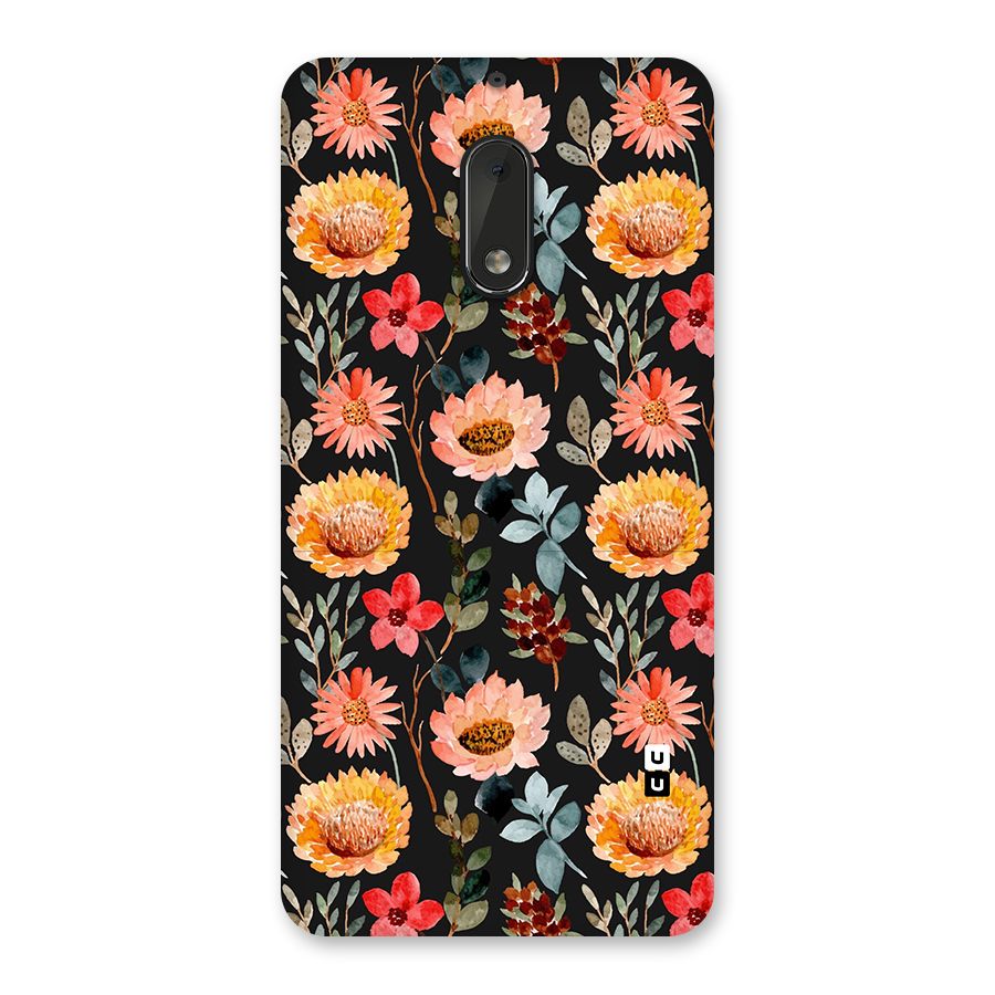 Florals Wonderful Pattern Back Case for Nokia 6