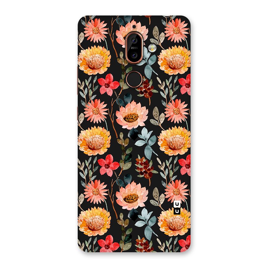 Florals Wonderful Pattern Back Case for Nokia 7 Plus