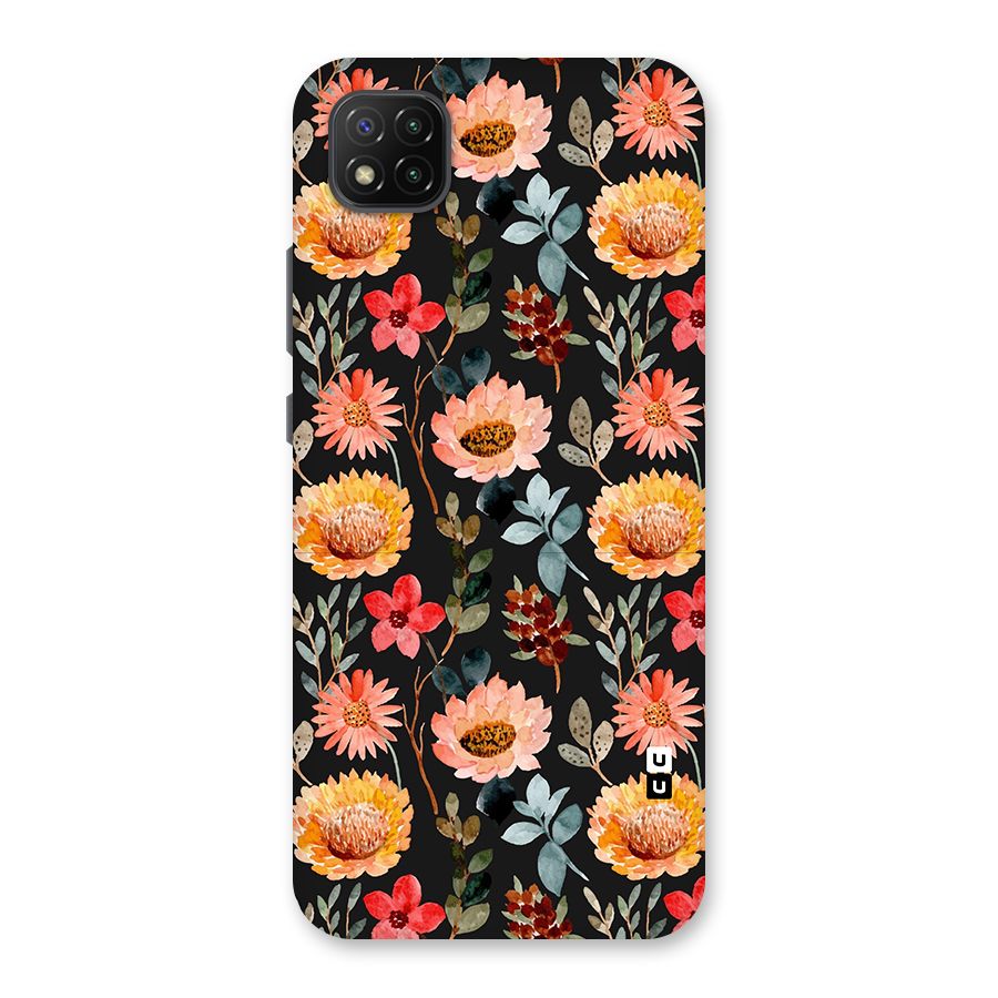 Florals Wonderful Pattern Back Case for Poco C3