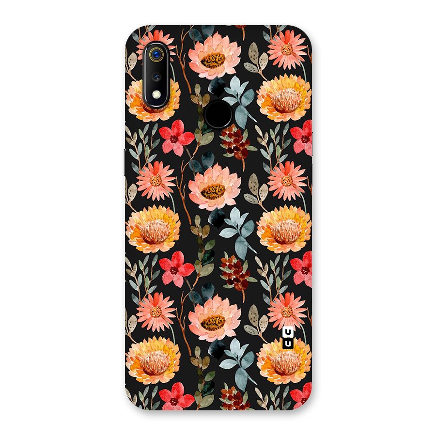 Florals Wonderful Pattern Back Case for Realme 3