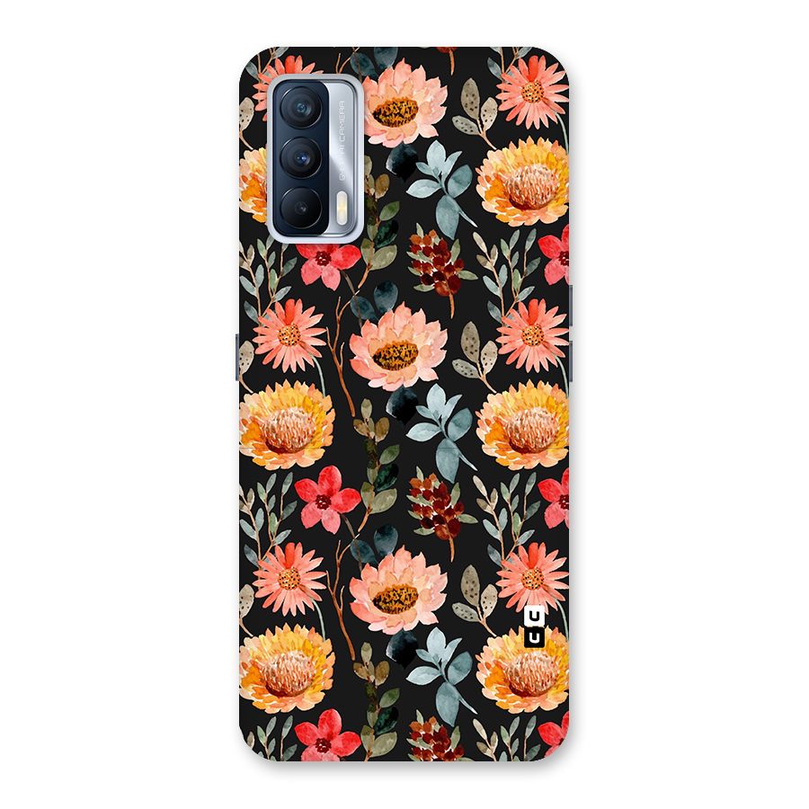 Florals Wonderful Pattern Glass Back Case for Realme X7