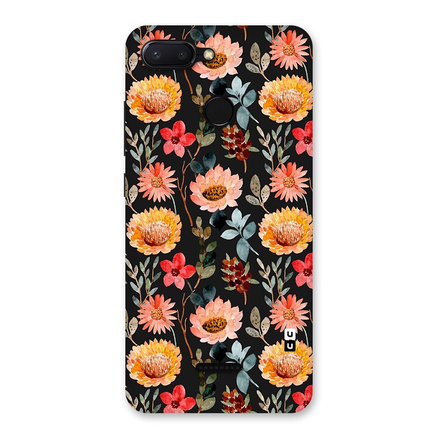 Florals Wonderful Pattern Back Case for Redmi 6