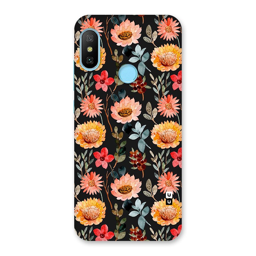 Florals Wonderful Pattern Back Case for Redmi 6 Pro