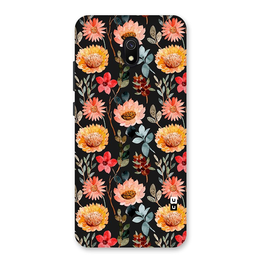 Florals Wonderful Pattern Back Case for Redmi 8A