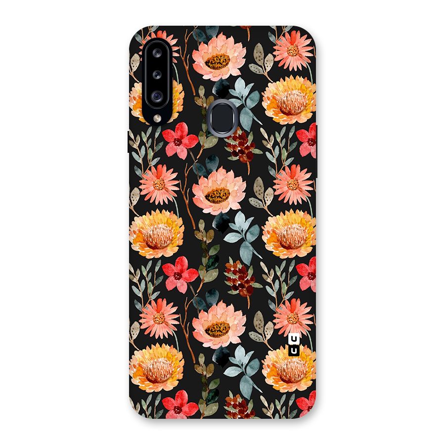 Florals Wonderful Pattern Back Case for Samsung Galaxy A20s