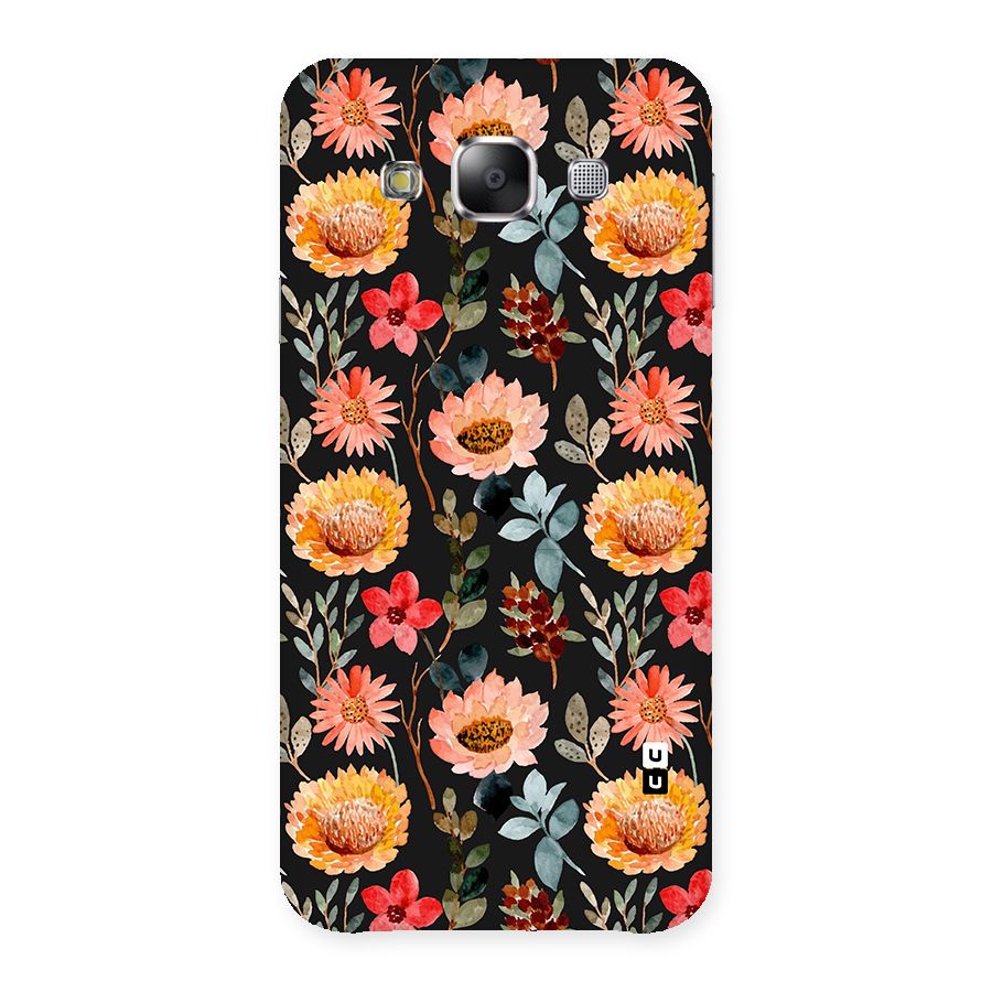 Florals Wonderful Pattern Back Case for Samsung Galaxy E5